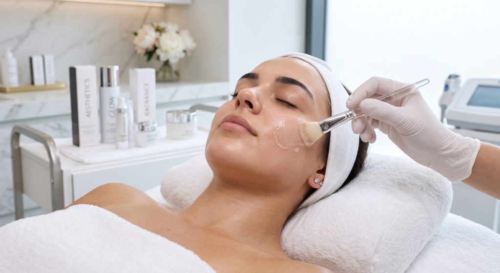 Kimyasal peeling ile ameliyatsız medikal cilt yenileme, leke ve akne izi tedavisi.